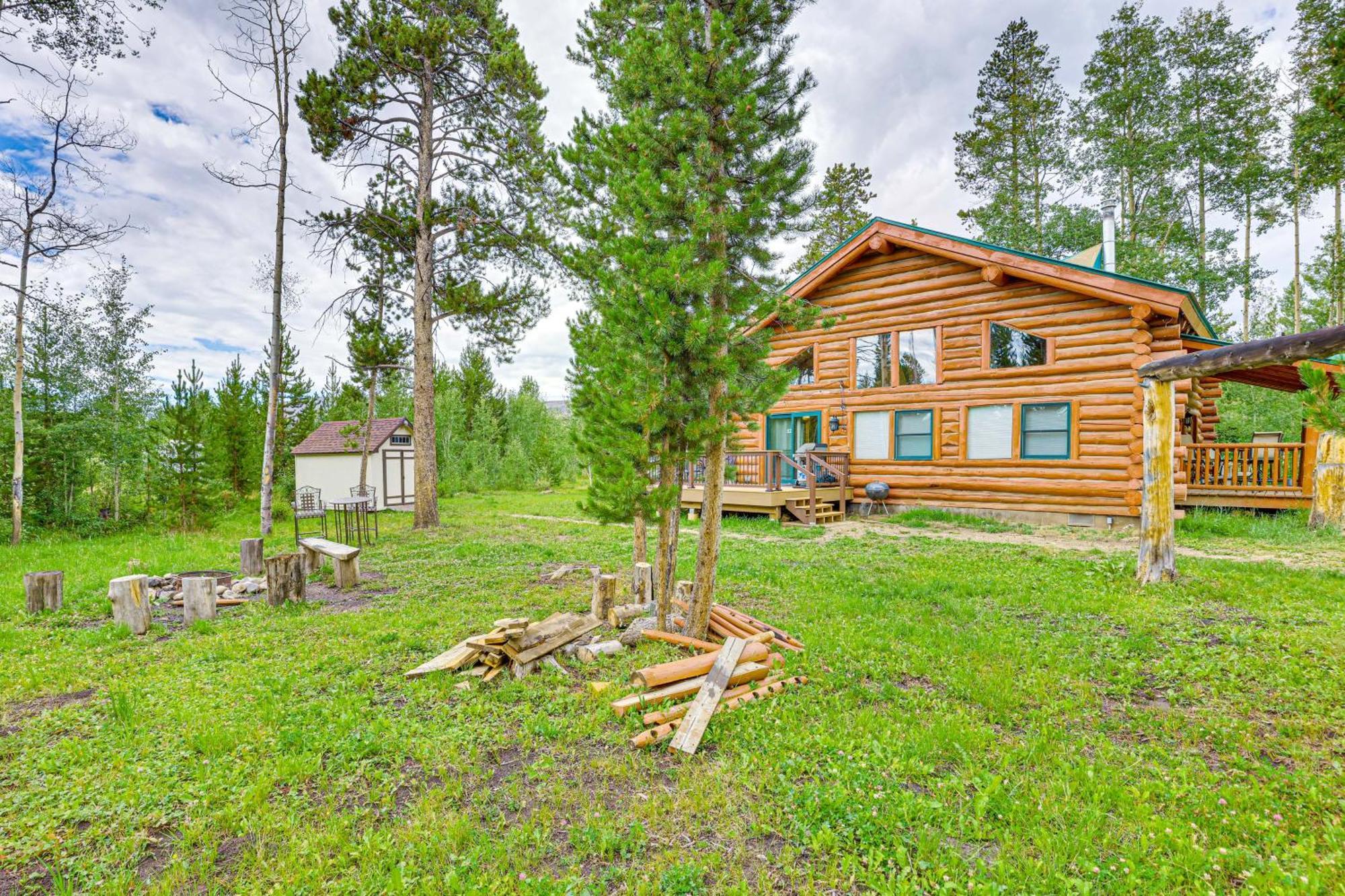 Grand Lake Cabin With Direct Access To Rocky Mtn Np! Luaran gambar