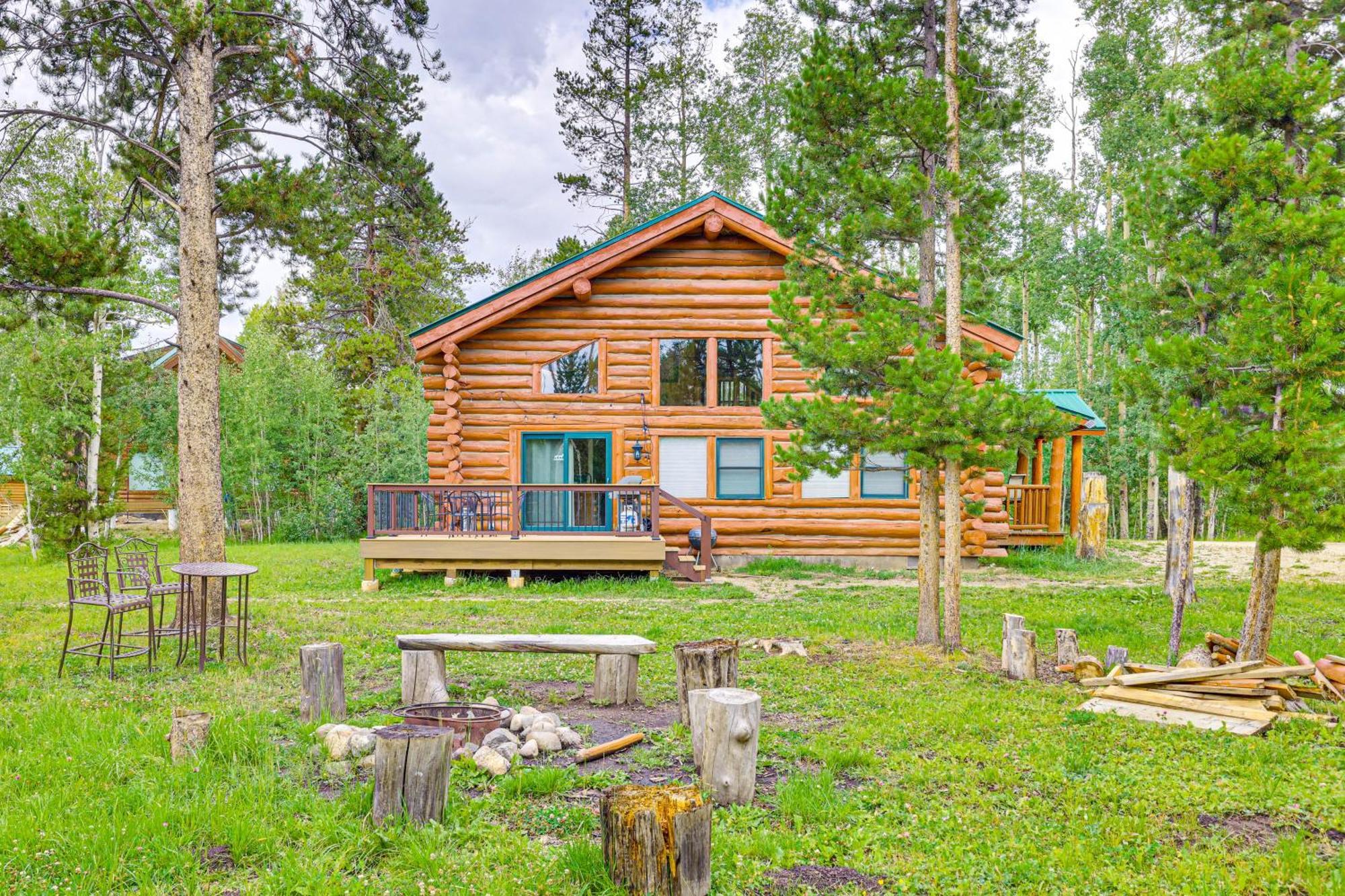 Grand Lake Cabin With Direct Access To Rocky Mtn Np! Luaran gambar